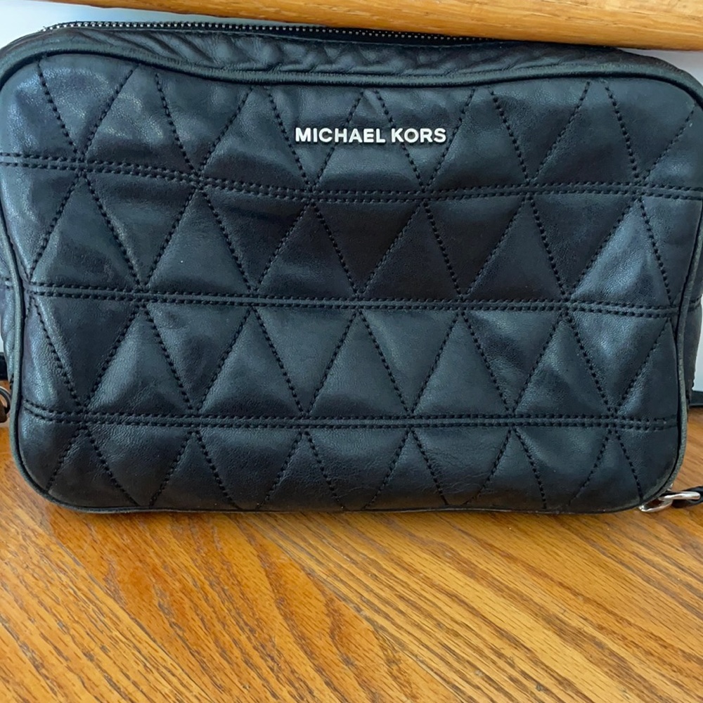 Michael Kors black crossbody bag
